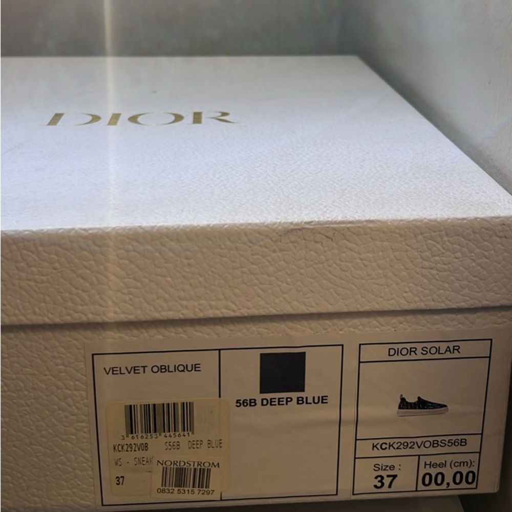 Dior Wmns Solar Slip-On 'Dior Oblique - Dark Blue' ***AUTHENTIC***